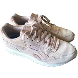 Womens Reebok Sz 10 Athletic Shoes Sneakers Blush Pink Classic Harman Run CN3718